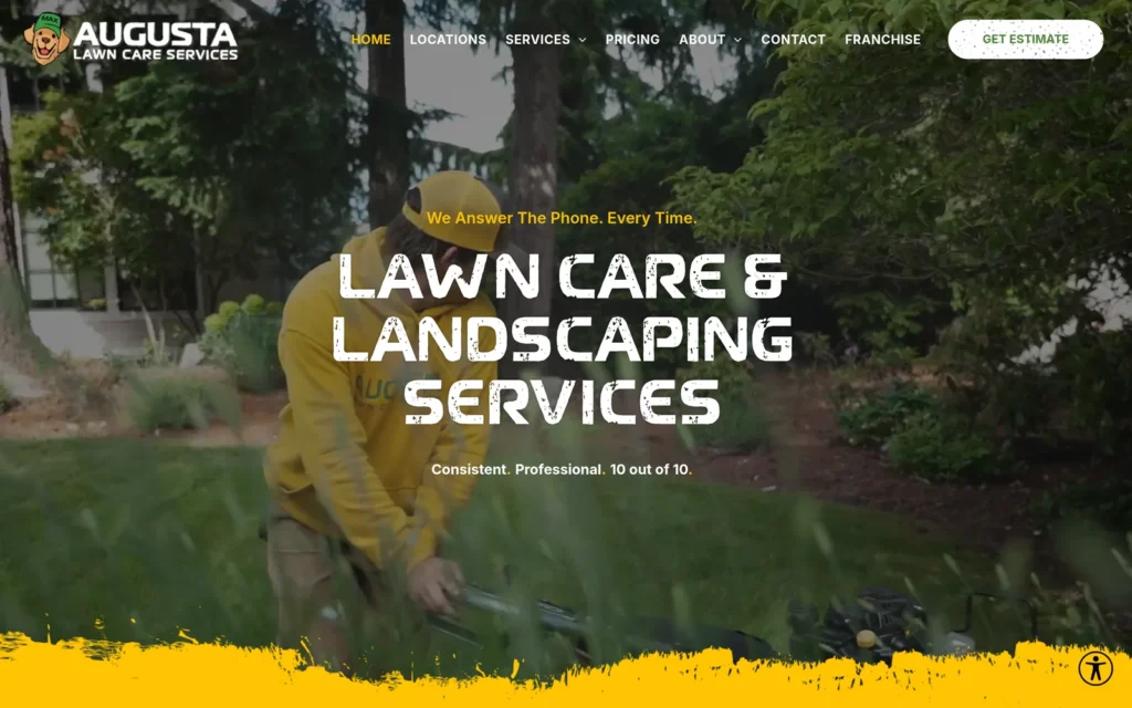 Augusta Lawn Care Services — case study cover